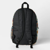 Blume Power Design-Backpack Bedruckter Rucksack (Rückseite)