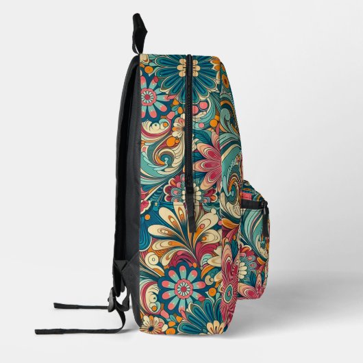 Blume Power Design-Backpack Bedruckter Rucksack (Links)