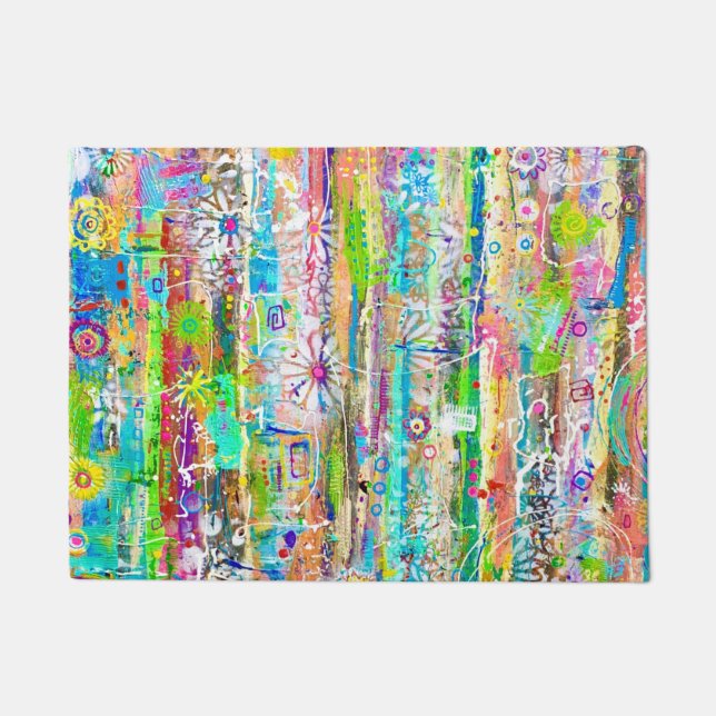 Blume Power Doormat Fußmatte (Vorderseite)