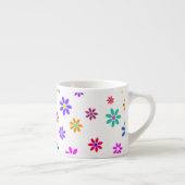 Blume Power Dusche - farbiges Muster 1 Espressotasse (Rechts)