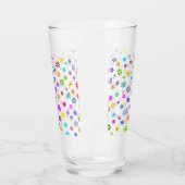 Blume Power Dusche - farbiges Muster 1 Glas (Links)