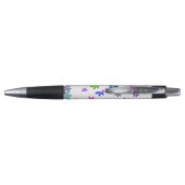 Blume Power Dusche - farbiges Muster 1 Kugelschreiber (Rückseite)