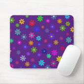 Blume Power Dusche - farbiges Muster 1 Mousepad (Mit Mouse)