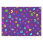 Blume Power Dusche - farbiges Muster 1 Tischdecke (Vorderseite (Horizontal))