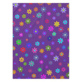 Blume Power Dusche - farbiges Muster 1 Tischdecke (Vorderseite)
