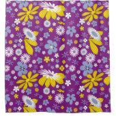 Blume Power Duschvorhang (Vorderseite)