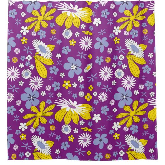 Blume Power Duschvorhang (Vorderseite)