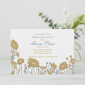 Blume Power Einladung (Stehend Vorderseite)