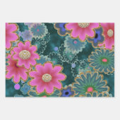 Blume Power Explosionsspass einzigartig Geschenkpapier Set (Vorderseite 2)