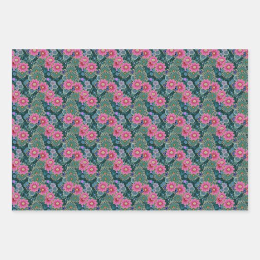 Blume Power Explosionsspass einzigartig Geschenkpapier Set (Vorderseite 3)