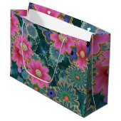 Blume Power Explosionsspass Uniqu Große Geschenktüte (Vorderseite Schrägansicht)