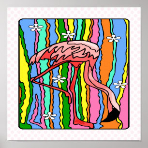 Blume-Power Flamingo Poster