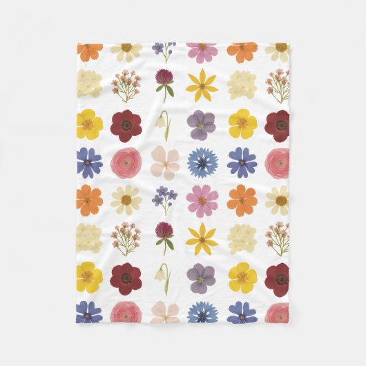 Blume Power Fleecedecke (Vorderseite)