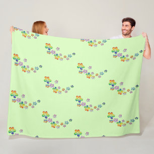 Blume Power Floating Blossoms 1 Fleecedecke