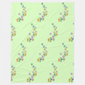 Blume Power Floating Blossoms 1 Fleecedecke (Vorderseite)
