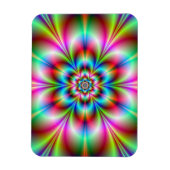 Blume Power Foto Magnet (Vertikal)
