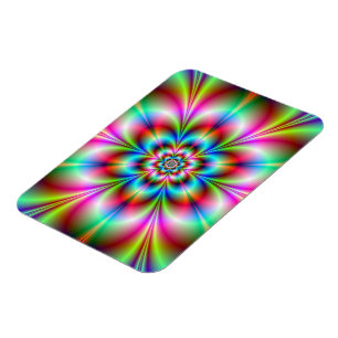 Blume Power Foto Magnet