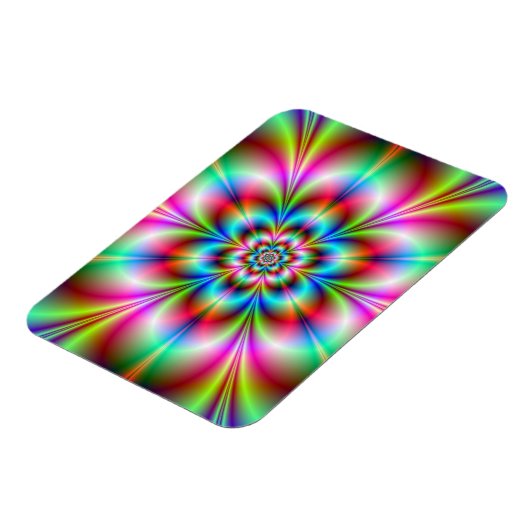 Blume Power Foto Magnet (Linke Seite)