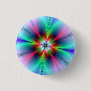 Blume Power Fraktal Button