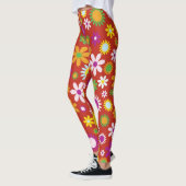 Blume Power Frauen Leggings (Links)