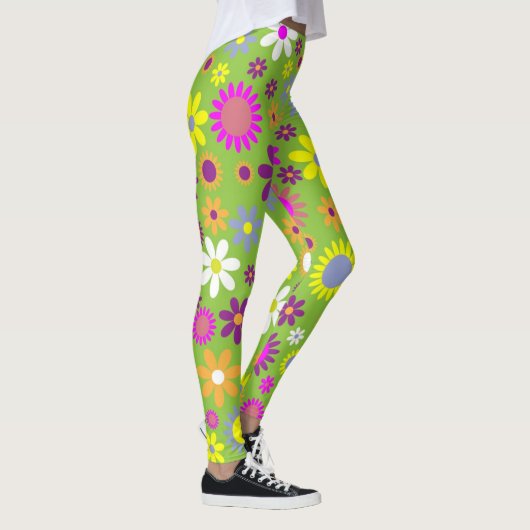 Blume Power Frauen Leggings (Rechts)