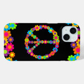Blume Power Frieden Case-Mate iPhone Hülle (Rückseite (Horizontal))