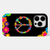 Blume Power Frieden Case-Mate iPhone Hülle (Rückseite (Horizontal))