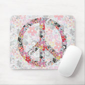 Blume Power Frieden I | BlumePower-Licht Mousepad (Mit Mouse)