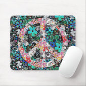 Blume Power Frieden I | BlumePower Mousepad (Mit Mouse)