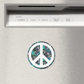 Blume Power Frieden II Magnet (In Situ (Geschirrspüler))