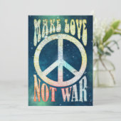 Blume Power Frieden - Liebe nicht Krieg 1 (Stehend Vorderseite)