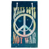 Blume Power Frieden - Liebe nicht Krieg 1 Kleine Geschenktüte (Vorderseite)