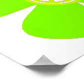 Blume Power Friedenszeichen Poster (Ecke)