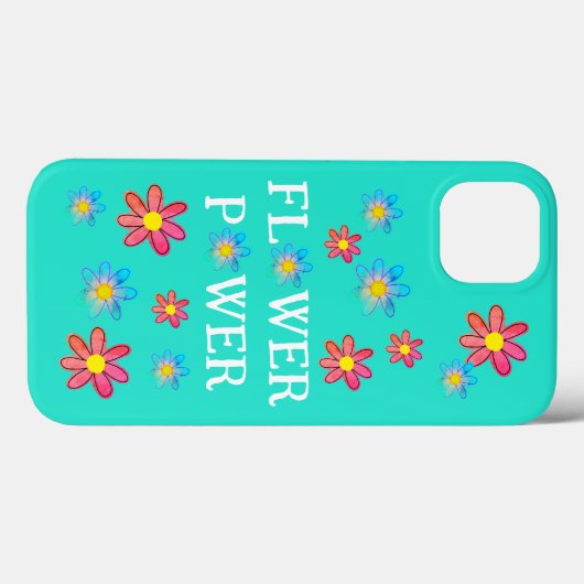 Blume Power Fun Case-Mate iPhone Fall Hülle (Rückseite (Horizontal))