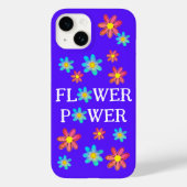 Blume Power Fun Case-Mate iPhone Fall Hülle (Rückseite)