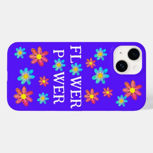 Blume Power Fun Case-Mate iPhone Fall Hülle (Rückseite (Horizontal))