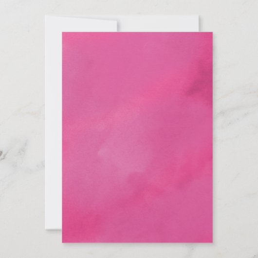 Blume Power Geburtstagspartei Einladung (Rückseite)