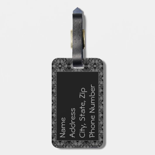 Blume Power Gepäckanhänger (Rückseite vertikal)