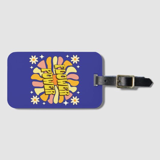 Blume Power Gepäckanhänger (Vorderseite (Horizontal))