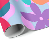 Blume Power Geschenkpapier (Rolleneckpunkt)