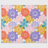 Blume Power Geschenkpapier (Flach)