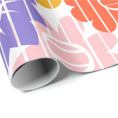 Blume Power Geschenkpapier (Rolleneckpunkt)