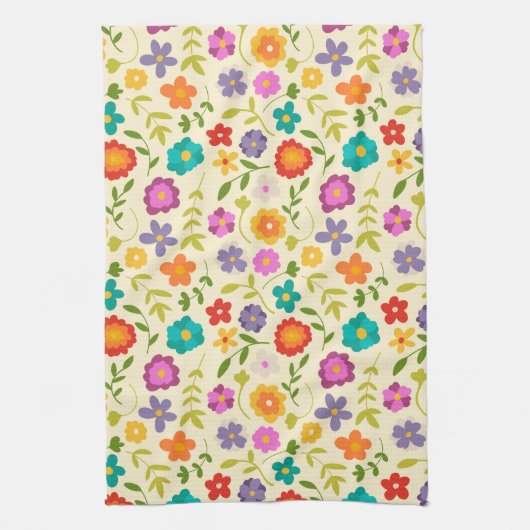 Blume Power Geschirrtuch (Vertikal)