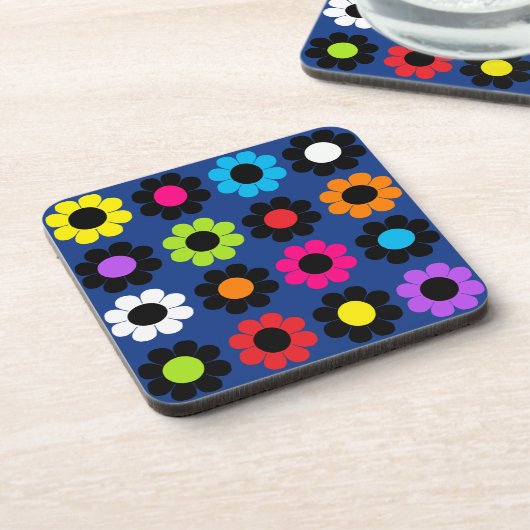 Blume Power Getränkeuntersetzer (Linke Seite)