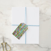Blume Power Gift Tags Geschenkanhänger (Mit Garn)
