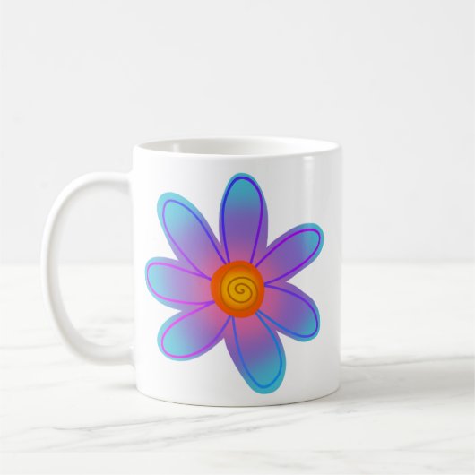 Blume Power Girls' Kaffeetasse (Links)