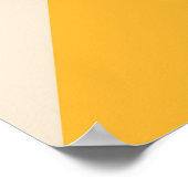 Blume Power Groovy Retro Poster (Ecke)