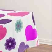 Blume Power HerzfriedenPattern + Ihr Backgr. Tischdecke (Beispiel)