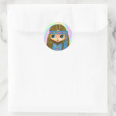 Blume Power Hippie Doll Sticker (Tasche)