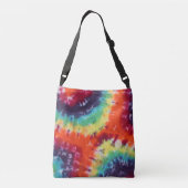 Blume Power Hippie Gefärbte Krawatte Rainbow Tragetaschen Mit Langen Trägern (Rückseite)